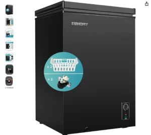 EUHOMY 3.5 Cu.Ft Chest Freezer